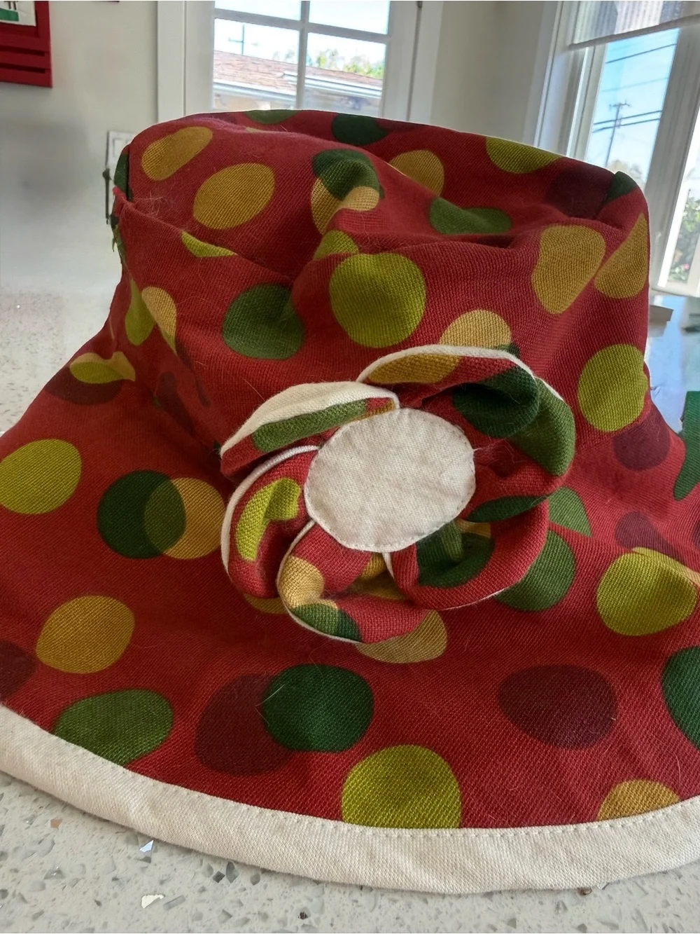 Women's Fabric Sun Hat